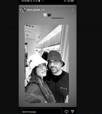 شاهد .. بالصورة - درة بأحدث ظهور لها برفقة زوجها والجمهور يتفاعل