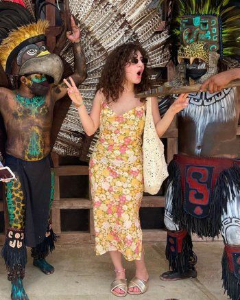 شاهد .. بالصور - مايان السيد برحلة في المكسيك وتنصح متابعيها بهذا الأمر