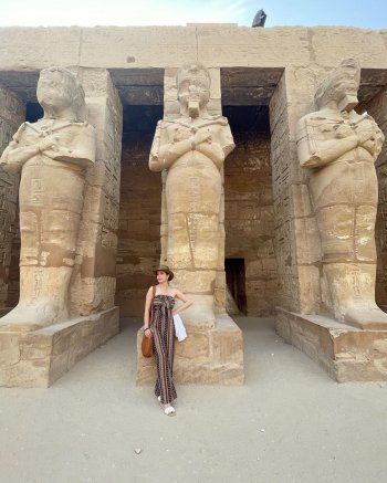 شاهد .. نسرين طافش تقضي عطلتها الصيفية في مصر.. والجمهور يتفاعل مع جمالها