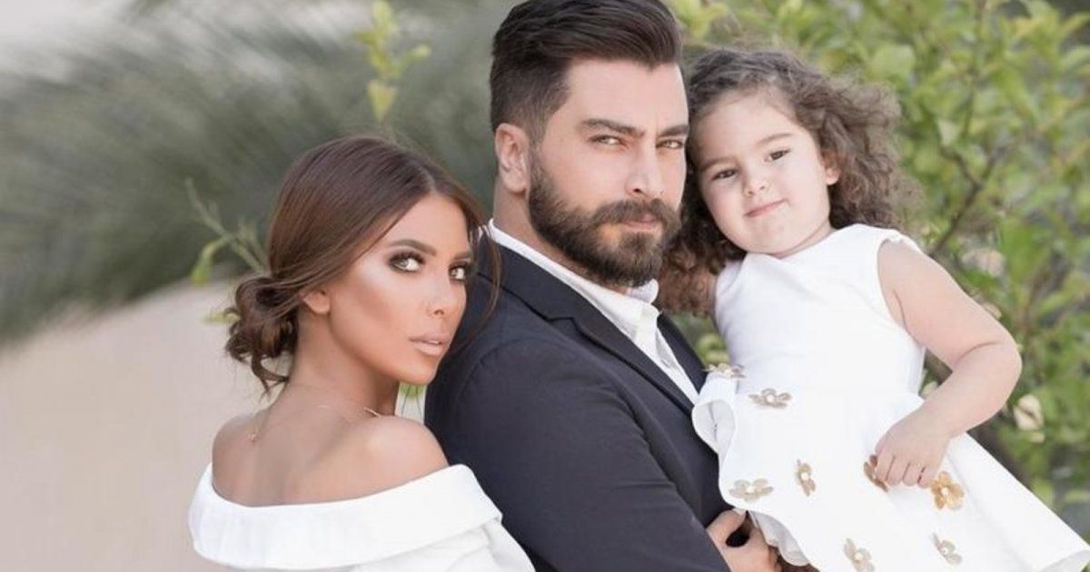 شاهد .. أول لقاء لـ معتصم النهار وابنته بعد طلاقه من لين برنجكجي -بالصورة