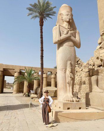 شاهد .. نسرين طافش تقضي عطلتها الصيفية في مصر.. والجمهور يتفاعل مع جمالها