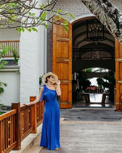 شاهدوا.. أول ظهور لياسمين صبري بعد الإنفصال.. الفستان الأزرق أشعل السوشيال