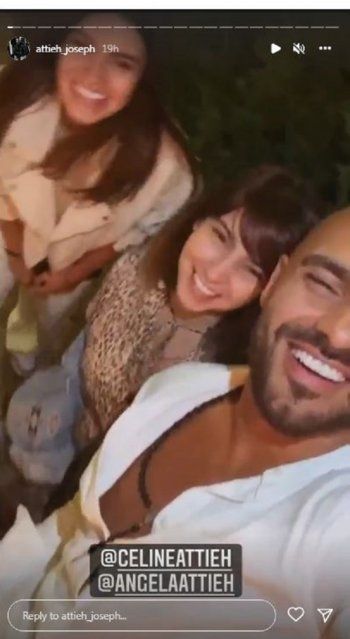 شاهد .. هكذا إحتفلت شقيقتا جوزيف عطية بعيد ميلاده