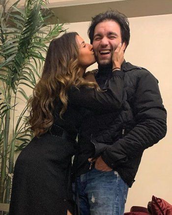 شاهد .. ريهام أيمن تحتفل بعيد زواجها من شريف رمزي بالأحضان والقبل-بالصور