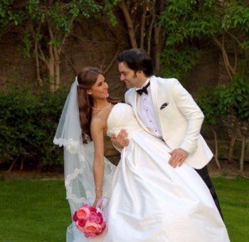 شاهد .. ريهام أيمن تحتفل بعيد زواجها من شريف رمزي بالأحضان والقبل-بالصور