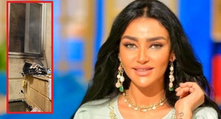 حريق مفاجيء يلتهم منزل الإعلامية هبة الأباصيري – شاهد