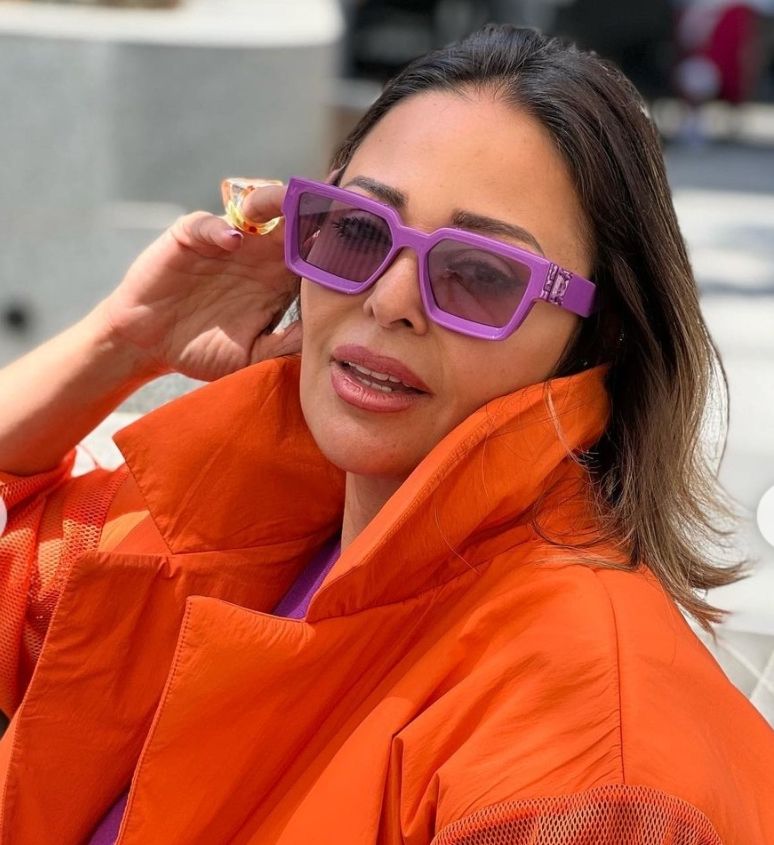 داليا البحيري تسحر متابعيها بإطلالة بالاورانج- شاهد