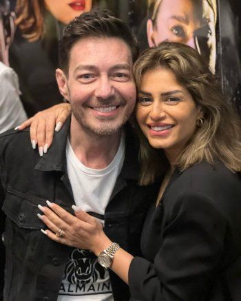 شاهد .. بالصور- منة فضالي تهنئ أحمد زاهر بفيلمه الجديد "الفارس"