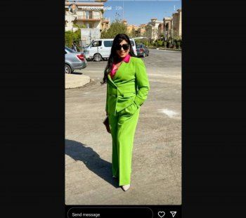 شاهد .. بالأخضر والزهري فيفي عبده تخطف قلوب المتابعين