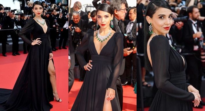 بالصور – المصرية “سلمى أبو ضيف” جننت الخواجات في مهرحان كان بجمالها