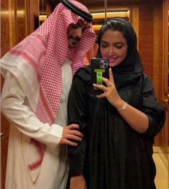 شاهد .. عقد قران نجلاء الودعاني.. وخاتم زواجها نادر وباهظ الثمن