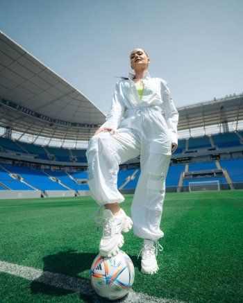 شاهد .. فهرية أفجان من ملعب "كأس العالم 2022".. وتسجل الهدف الأول