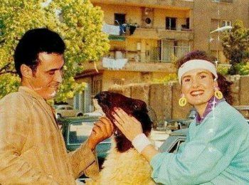 شاهد .. صورة نادرة لكاظم الساهر ويسرا في جلسة تصوير بمناسبة عيد الأضحى