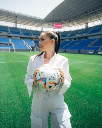 شاهد .. فهرية أفجان من ملعب "كأس العالم 2022".. وتسجل الهدف الأول