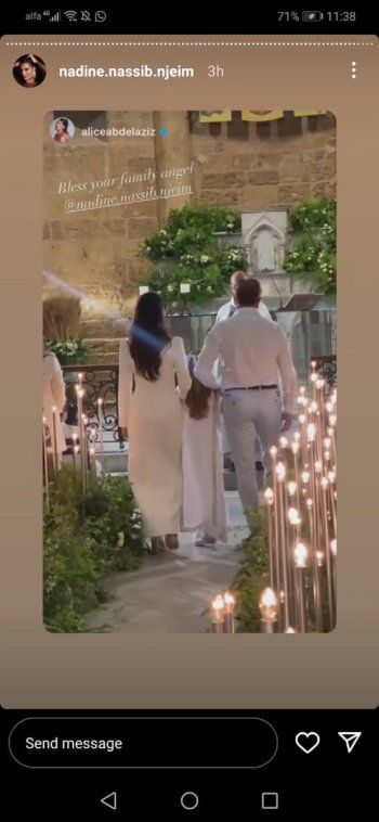 شاهد .. أول ظهور لـ نادين نسيب نجيم وطليقها معاً منذ إنفصالهما