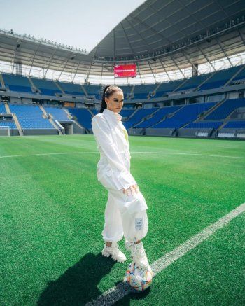 شاهد .. فهرية أفجان من ملعب "كأس العالم 2022".. وتسجل الهدف الأول