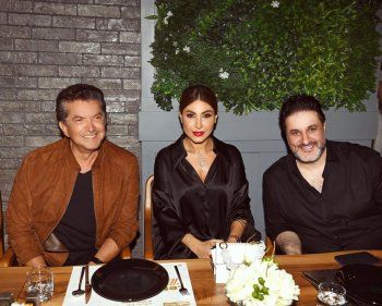 شاهد .. بالصور - يارا وملحم زين ووليد توفيق يجتمعون في هذا المكان