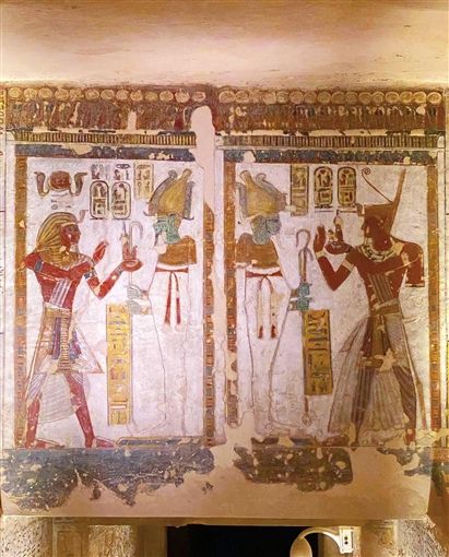 نسرين طافش تستمتع بإجواء معبد حتشبسوت – شاهد