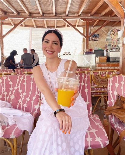 نسرين طافش تستمتع بإجواء معبد حتشبسوت – شاهد