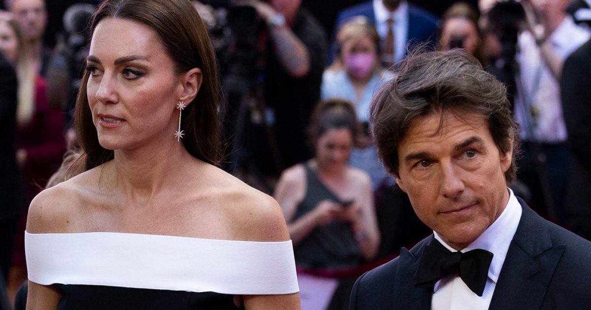 شاهد .. توم كروز يكسر القواعد الملكية.. ويضع كيت ميدلتون بموقف حرج للغاية