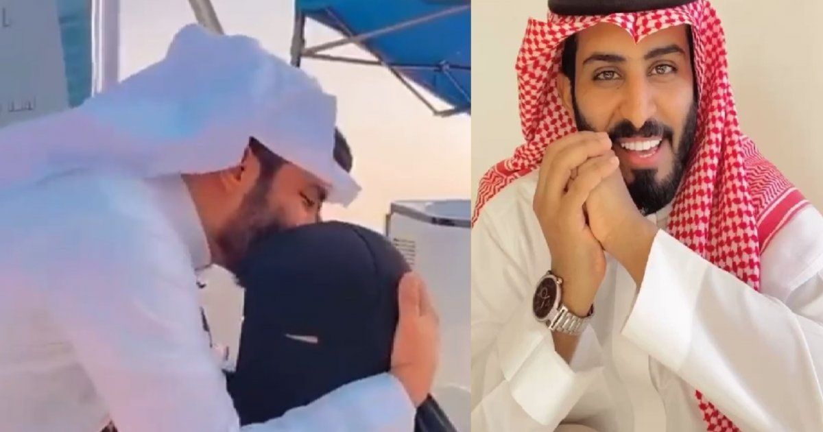 شاهد .. بعد زواج والده من أذربيجانية ... عبد الرحمن المطيري يراضي والدته بهدية لن تتوقعوها -بالفيديو