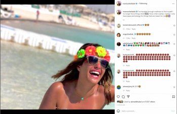 شاهد .. منة فضالي تخطف الأنظار بثياب البحر وهذا ما قالته