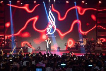 شاهد .. أحمد سعد ينشر صوراً من حفله في السعودية والمتابعون يعلقون