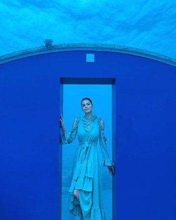 شاهد .. بالصور - هنادي مهنا تستمتع بإجازتها في جزر المالديف