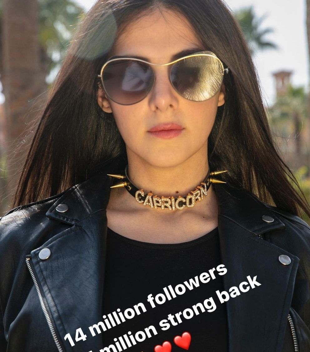 دنيا سمير تشعل انستجرام بإحتفالها بالوصول إلي ١٤ مليون متابع لحسابها -شاهد