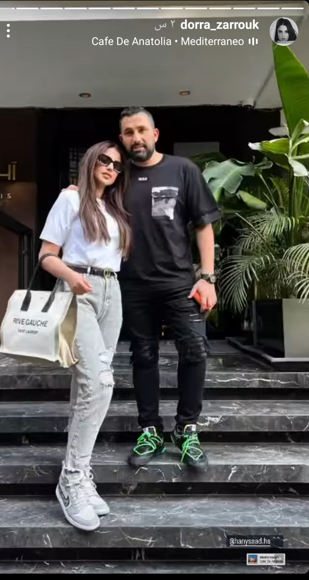 درة تخطف الانظار برفقه زوجها علي انستجرام- شاهد