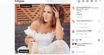 شاهد .. ديمة قندلفت تتغزل بزوجها: سبع سنين وبعدك بعيوني