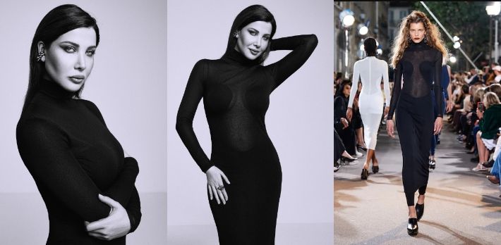 نانسي عجرم بفستان شفاف جريء – غمض عينك