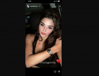 شاهد .. بالصورة - هاندا أرتشيل تخطف قلوب المتابعين بإطلالتها البريئة