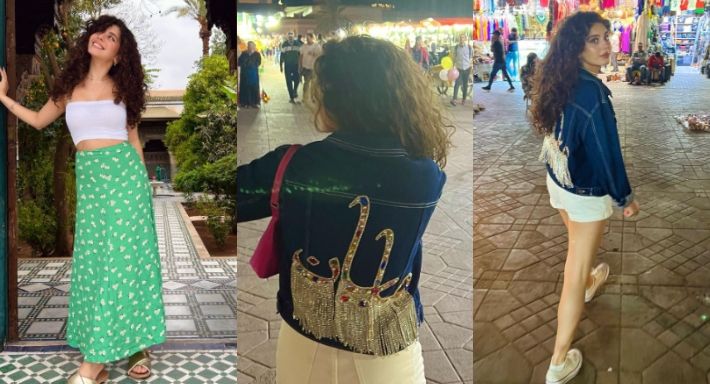 مايان السيد بتتمشي في المغرب بـ” الهوت شورت ” بعد هزيمة الاهلي – شاهد