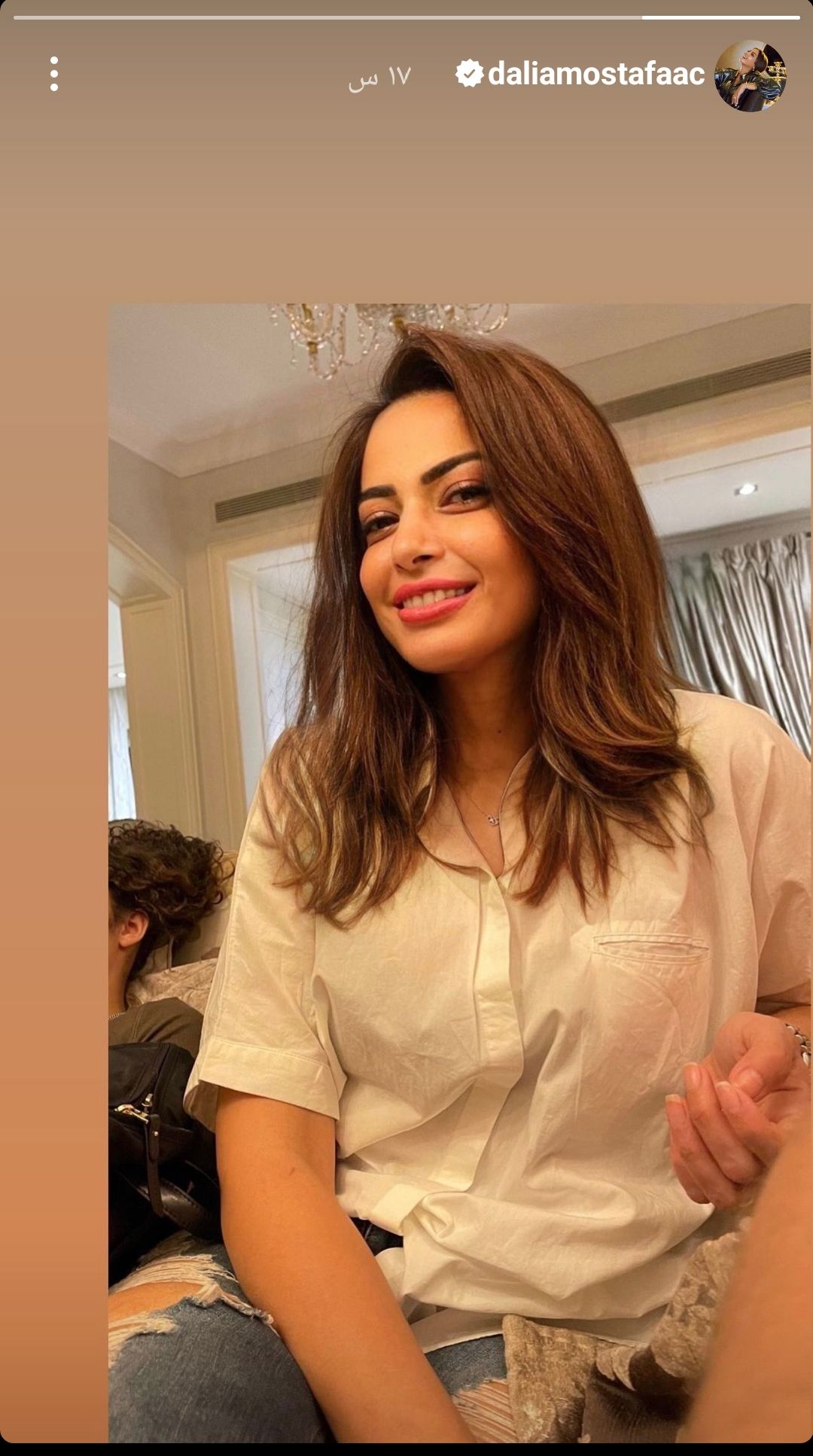 داليا مصطفي تخطف الانظار بإطلالة ناعمة- شاهد