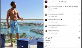 شاهد .. محمد رمضان يستمتع بإجازته...ويشعل مواقع التواصل الإجتماعي بعد إستعراضه لجسده