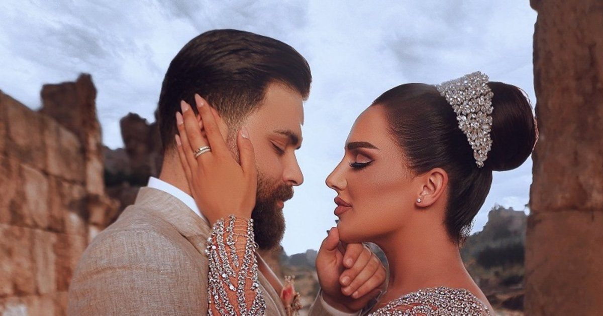 شاهد .. بالصور - الممثل اللبناني حسين فنيش يحتفل بعقد قرانه