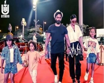 أول ظهور لـ إبن تامر حسني .. صورة طبق الأصل منه – شاهد