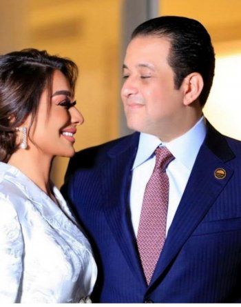 شاهد .. بعد تعرّض صديقتها للخيانة ..بسمة وهبة توثق سعادتها مع زوجها-بالصور