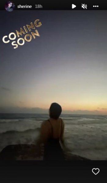 شاهد .. بالصورة- شيرين عبد الوهاب تشوق الجمهور لجديدها الفني على طريقتها الخاصة