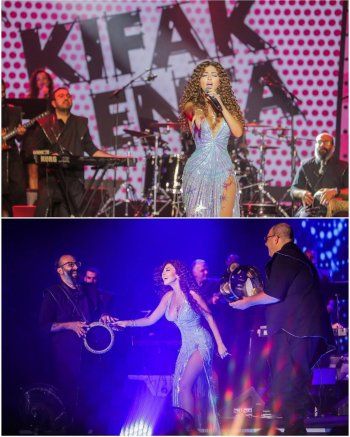 شاهد .. بالصور- ميريام فارس تشعل مواقع التواصل الإجتماعي بإطلالتها الأخيرة