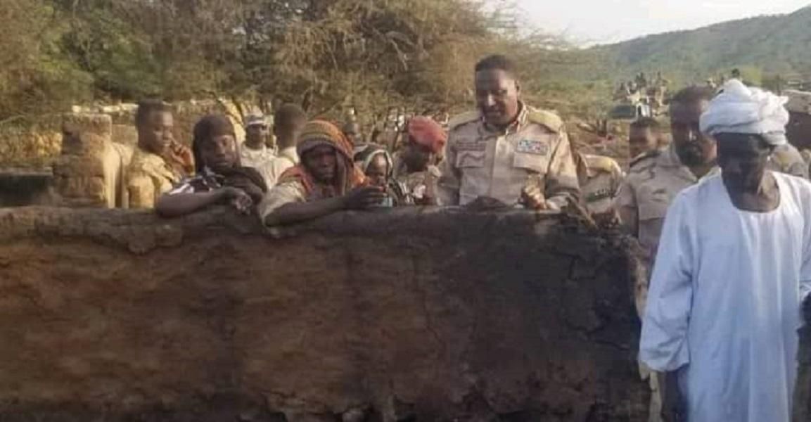 قائد ثاني الدعم السريع يتفقد مناطق الأحداث الأمنية بمنطقة ملاقات