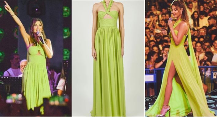 فستان ” نانسي عجرم ” الجديد مدخل هوا من كل حتة – شاهد