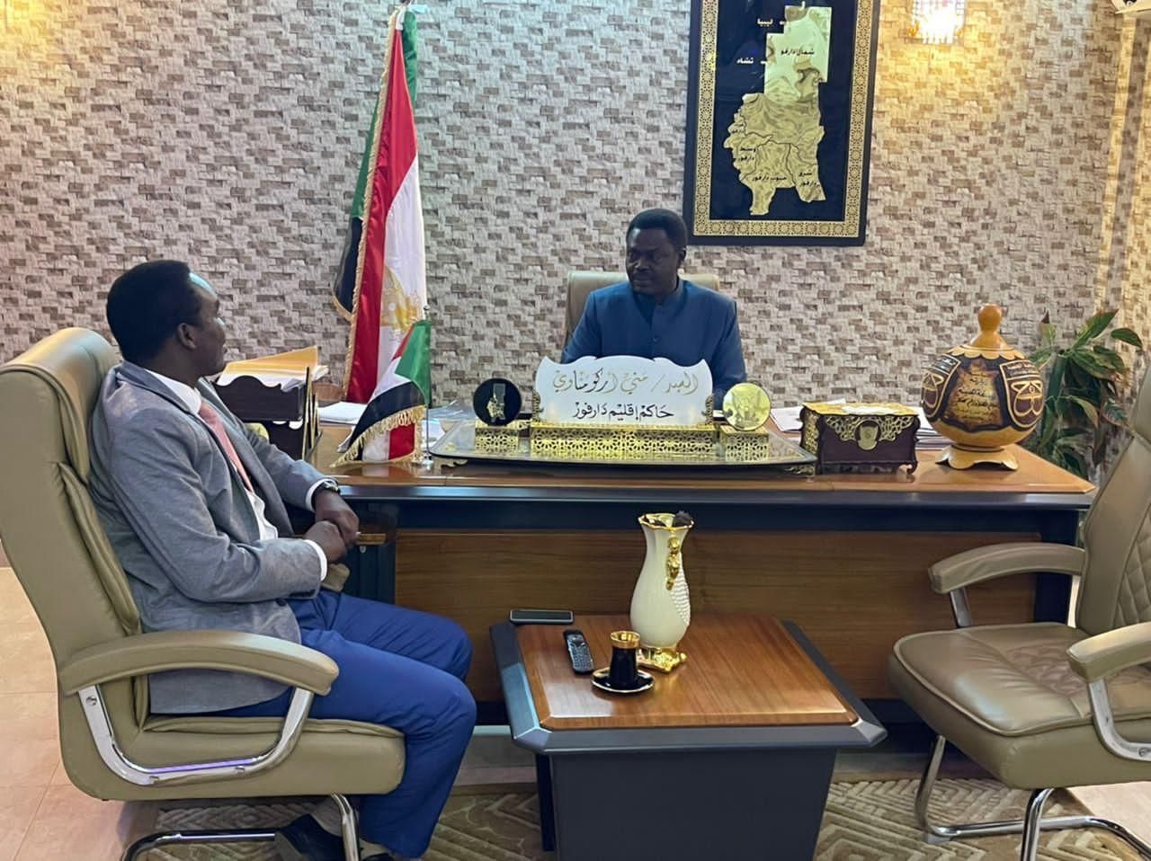 حاكم إقليم دارفور يطلع علي خطط وزارة الزراعة بحكومة الاقليم