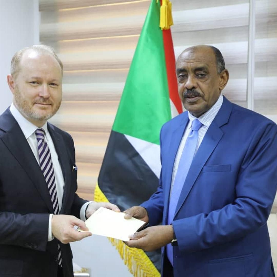 وزير الخارجية المكلف يستقبل سفير الولايات المتحدة الأمريكية الجديد