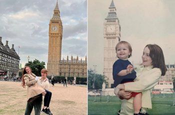 شاهد .. بالصورة - ليندسي لوهان بين ذراعي شقيقها