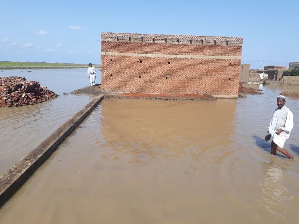 وكيل التنمية الاجتماعية بالجزيرة يستعرض آثار الفيضانات بالولاية