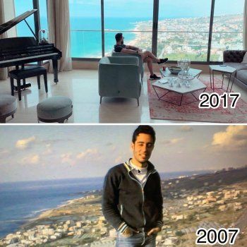 شاهد .. سعد رمضان ينشر صورة قديمة له.. ويعلق: "المستحيل وجهة نظر"