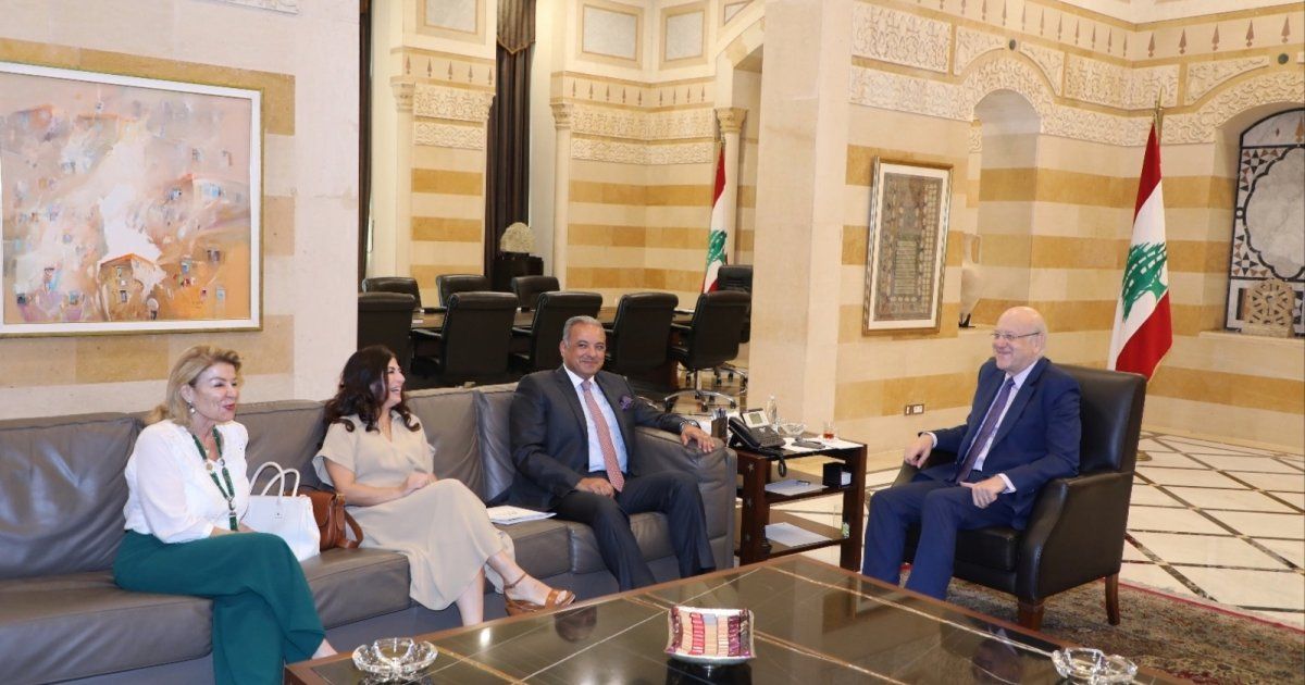 شاهد .. وزير الثقافة اللبناني ورئيسة المعهد الوطني العالي للموسيقى في لقاء مع رئيس الحكومة لدعم الكونسرفتوار