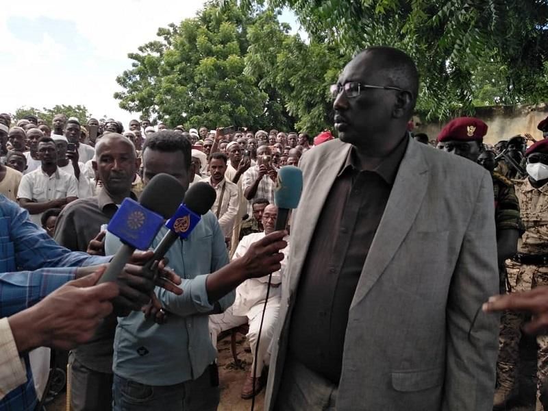 بادي يزور ام درفا ويدعو لنبذ الإقتتال والإستجابة لصوت السلام